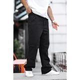 comstar Erkek Wide Leg Bol Paça Basic Siyah Baggy Pantolon