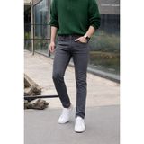 Comstar Premium Füme Kot Pantolon Erkek Yüksek Bel Dar Regular Fit Pamuklu Kumaş Modern Stil - 34