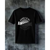 Comvicho Awesome Slime Baskılı Oversize Tişört - XL - Siyah