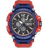 Comwatch Erkek Dijital & Analog Fonksiyon Spor Kol Saati Çok Fonksiyonlu Su Geçirmez Premium Model - Tek Ebat