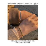 C&On Design Aşk Çift Hediyesi Çift Bileklik Özel Yazılı