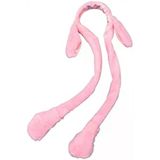 C&On Design Hareketli Oynar Tavşan Kulaklı Pembe Peluş Taç