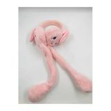 C&On Design Kadın/Kız Hareketli Tavşan Kulaklı Peluş Kulaklık