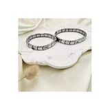 C&On Design Kişiye Özel İtalyan Charm Çift Bileklik – 6 Yazı Hakkı, İsim & Kalp Tasarım (2’Li Set)