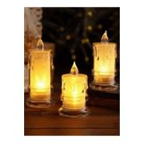 C&On Design LEDLİ PİLLİ 3LÜ SET MUM GÖRSELLİ GECE LAMBASI