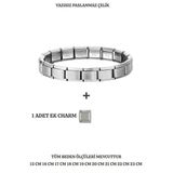C&On Design Paslanmaz Çelik Charm Bileklik Italyan Stili Takı