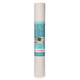 Con-Tact Brand Lüks Kumaş Astarlar, Yapışkan Olmayan Çekmece ve Raf Astarı, Çok Fonksiyonlu Koruyucu Astar, 45,72 cm x 4', Savoire Soluk Gri, 1 Rulo Paket