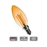 CONANA E14 Rustik Buji Ampul Vintage Amber 2700K (5W - 400 Lümen)