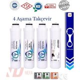 Conax Class 4 Aşamalı Filtre Seti NSF Onaylı Yüksek Performanslı Su Arıtma Aksesuarı
