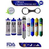 Conax Gold Special 8 Aşamalı (ORJİNAL YENİ SERİ) Full Filtre Seti Benc Membranl