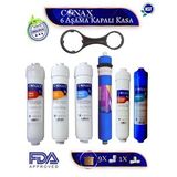 Conax Kapalı Kasa Su Arıtma Cihazı Ekstra Mineral 6 Aşamalı Filtre Seti, 80 GPD Membran
