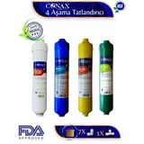 Conax Su Arıtma Alkali Mineral Detox Tatlandırıcı Filtre 4 Aşama Filtre Seti