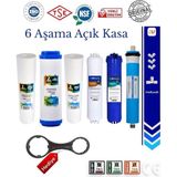 Conax Tüm Açık Kasalar Için Filtre Seti (Orjinal Yeni Seri) 6 Aşamalı,nsf Onaylı