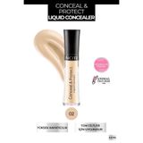 Conceal & Protect Concealer Likit Göz Altı Kapatıcısı - 02 Sand
