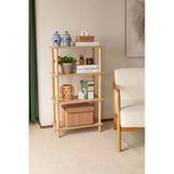 Concept 3 Raflı Organizer Kitaplık Banyo Mutfak Dolabı Balkon Ofis Düzenleyici Ahşap Nature