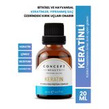 Concept Beauty Keratinli Saç Bakım Shot'ı - Keratin-magnezyum-çinko Özlü Saç Bakım Serumu (20ML)