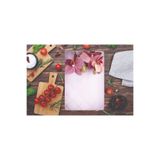 CONCEPT CAM Cam Kesme Tahtası ve Sunumluk, 20X30, 4 mm, Çiçek Desen