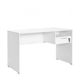Concept Kilitli Çekmeceli Çalışma Masası-Mat Lake Beyaz 120x75x60 Cm ( Gxyxd)