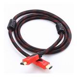 Concord 1.5 mt Siyah Kırmızı Ses ve Görüntü Aktarım HDMI Kablo
