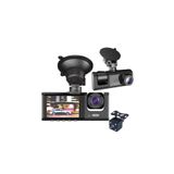 Concord 1080hd Yüksek Kalite 3 Kameralı Dash Kamera Döngü Kaydı Gece Görüş Araç Kamerası Araba