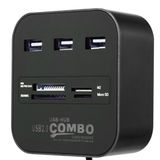 Concord C-847 3 Port Usb 2.0 Hub - Usb Çoklayıcı + Usb Kart Okuyucu