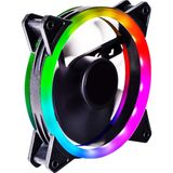 Concord C-892 120 mm Kasa Fanı Gökkuşağı Işık ile Sessiz Çalışma 1300 RPM