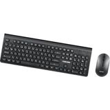 Concord C69 Kablosuz Multimedya Türkçe Q Klavye Mouse Seti - Siyah