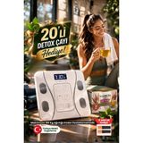 Concord Detox Çayı Hediyeli Dijital Baskül (Bluetooth Özellikli) Hassas Ölçüm (2.5-180KG) - Beyaz