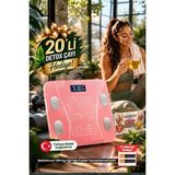 Concord Detox Çayı Hediyeli Dijital Baskül (Bluetooth Özellikli) Hassas Ölçüm (2.5-180KG) - Pembe