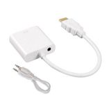 Concord Kablo HDMI To VGA Concord C-554 HDMI To VGA Aux Cable Ses Girişli