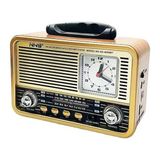 Concord NS-8898BT Kahverengi Nostaljik Radyo Bluetooth Hoparlör