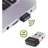 Concord W-1 300Mbps Mini USB Wifi Kablosuz Alıcı Adaptör 1 Anten ile Hızlı Bağlantı