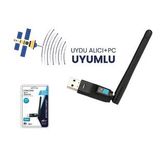 Concord W-7 300MBPS USB Antenli Uydu Alıcılı+ Pc Wifi Kablosuz Alıcı Adaptör MTK7601 Chipset Wlan