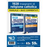 Concorso 1928 posti per insegnanti di religione cattolica. Kit Manuale + Quiz commentati per la preparazione al concorso