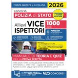 Concorso allievi vice ispettori polizia di Stato 2026. Manuale di Teoria e quiz per la prova scritta. Con simulatore online