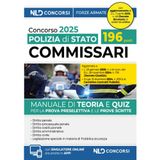 Concorso Commissari Polizia di Stato. Manuale di teoria e scritta per la prove preselettiva e scritta 2025. Con simulatore online