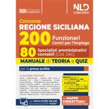 Concorso Regione Sicilia 200 funzionari. Manuale per 80 specialisti amministrativo contabili, con teoria e quiz. Con simulatore online
