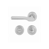 Condi Collection ARAGON NİKEL SATEN WC YUVARLAK ALÜMİNYUM KAPI KOLU
