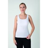Confeo Kadın Modal Geniş Askılı Atlet C801-027 - Beyaz - 2XL