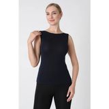 Confeo Kadın Modal Kayık Yaka Body C801-029 - Lacivert - S