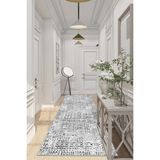Confidence Home Makinede Yıkanabilir Kaymaz Taban Leke Tutmaz Modernkesme Yolluk Mutfak Yolluk Halı Yolluk - 120 x 200 cm - Gri