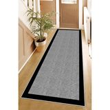 Confidence Home Makinede Yıkanabilir Kaymaz Taban Leke Tutmaz Modernkesme Yolluk Mutfak Yolluk Halı Yolluk - 120 x 350 cm - Gri