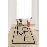 Confidence Home Yıkanabilir Kaymaz Leke Tutmaz Salon Halısı Mutfak Halısı Koridor Halısı Yolluk ve Paspas - 100 x 450 cm - Bej