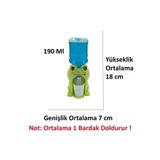 conforde Global Hayvan Figürlü Mini Su Sebili, Tanklı Içecek Sebili, Musluk Ve Bardaklı 190 ml Karışık Renk Ve Çeşit Gönderilmektedir