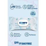 Confy Sensitive Bebeklere Özel Islak Mendil 120 Yaprak