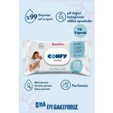 Confy Sensitive Bebeklere Özel Islak Mendil 70 Yaprak