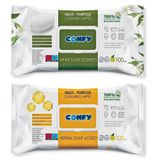 Confy Yüzey Temizlik Havlusu 2li Set – Beyaz Sabun, Arap Sabunu Kokulu (100 Yaprak x 2)