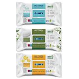 Confy Yüzey Temizlik Havlusu 3lü Set – Arap Sabunu, Beyaz Sabun, Çamaşır Suyu Ferahlığı (100 Yaprak x 3)