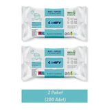 Confy Yüzey Temizlik Havlusu ve Mendili – Çamaşır Suyu Ferahlığı (2 Paket x 100 Yaprak)