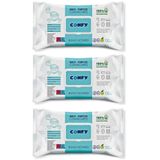 Confy Yüzey Temizlik Havlusu ve Mendili – Çamaşır Suyu Ferahlığı (3 Paket x 100 Yaprak)